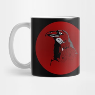 Abstract Raven Art Mug